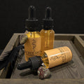 Sacred Smoke | Crystal-Infused Resinous Body Oil | Crystal Infused Ritual Body Oil Spiritual Protection Oil | Sacred Anointing Oil | 1oz