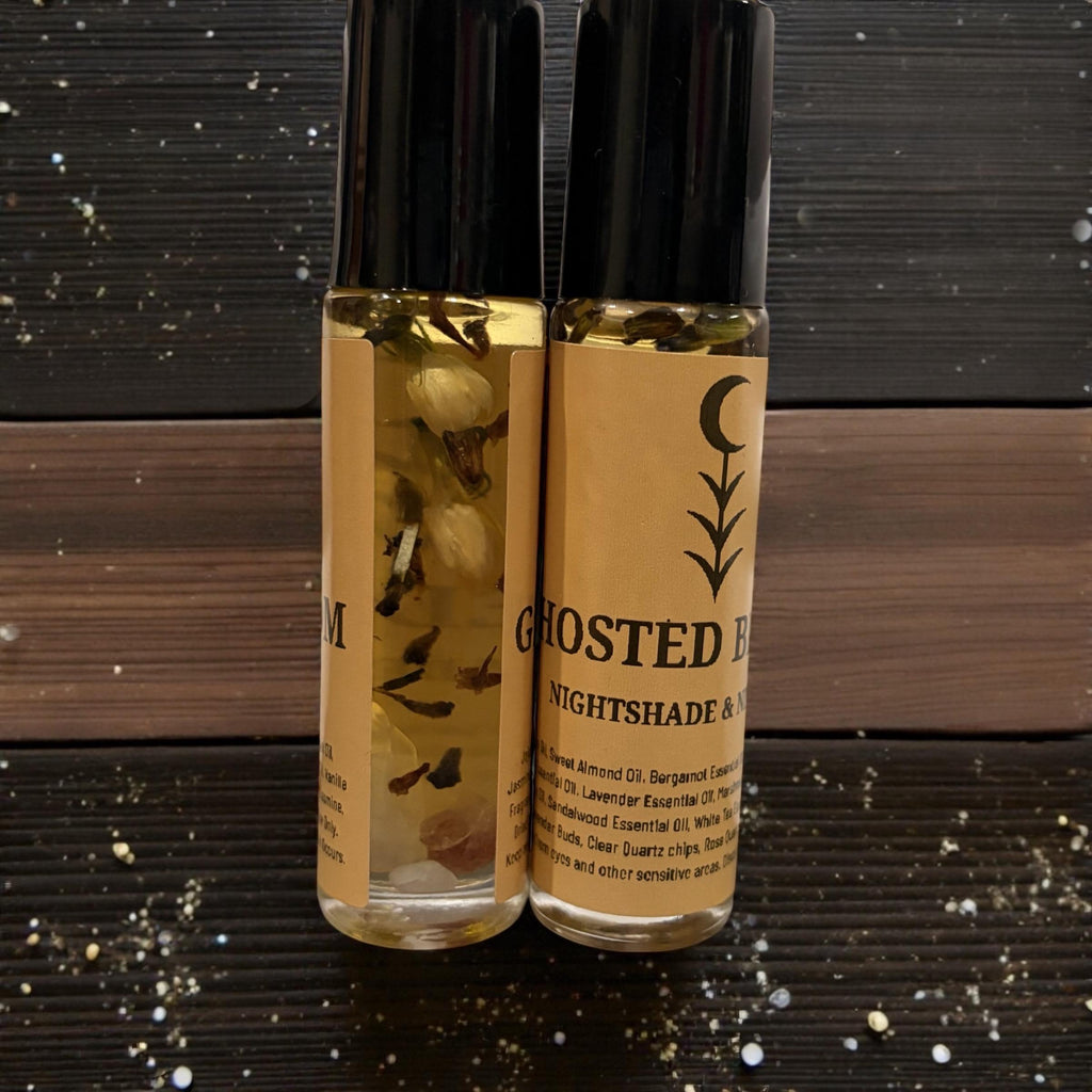 Ghosted Bloom | Crystal-Infused Floral Body Oil | Jasmine, Lavender & Sandalwood | Treat Yourself | Ritual Body Care