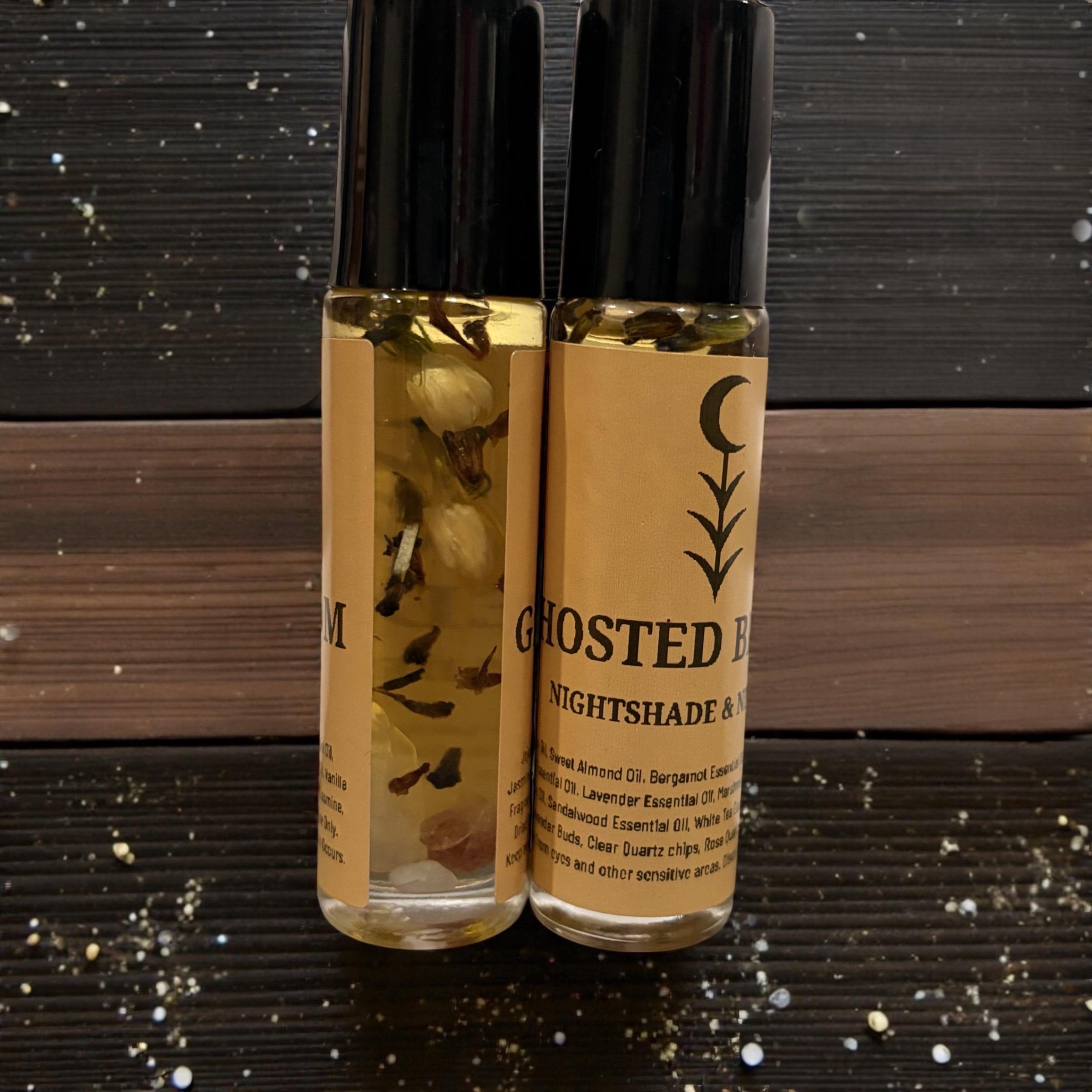 Ghosted Bloom | Crystal-Infused Floral Body Oil | Jasmine, Lavender & Sandalwood | Treat Yourself | Ritual Body Care