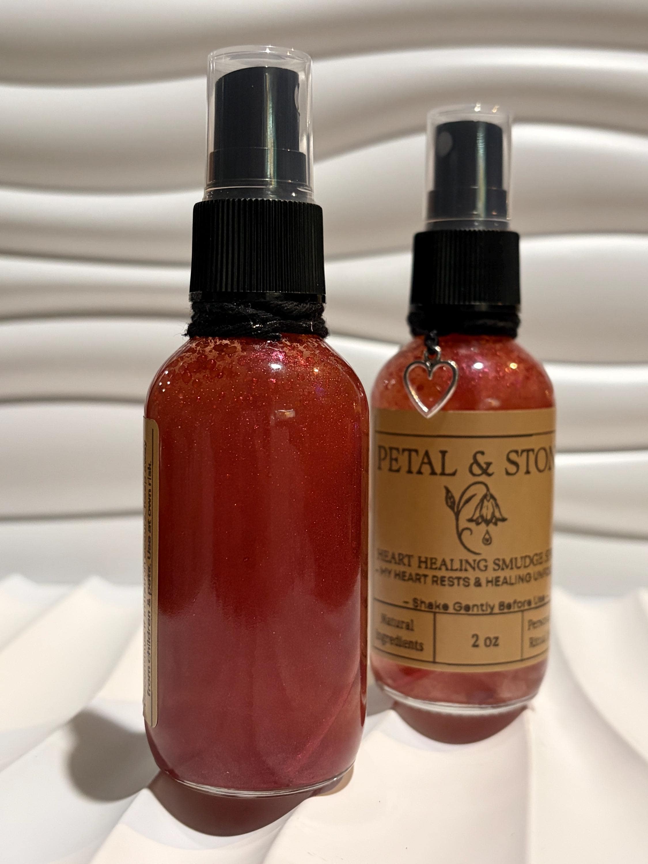 Petal and Stone | Heart Healing Smudge Spray | Rose, Chamomile, Neroli (2oz Ritual Spray)