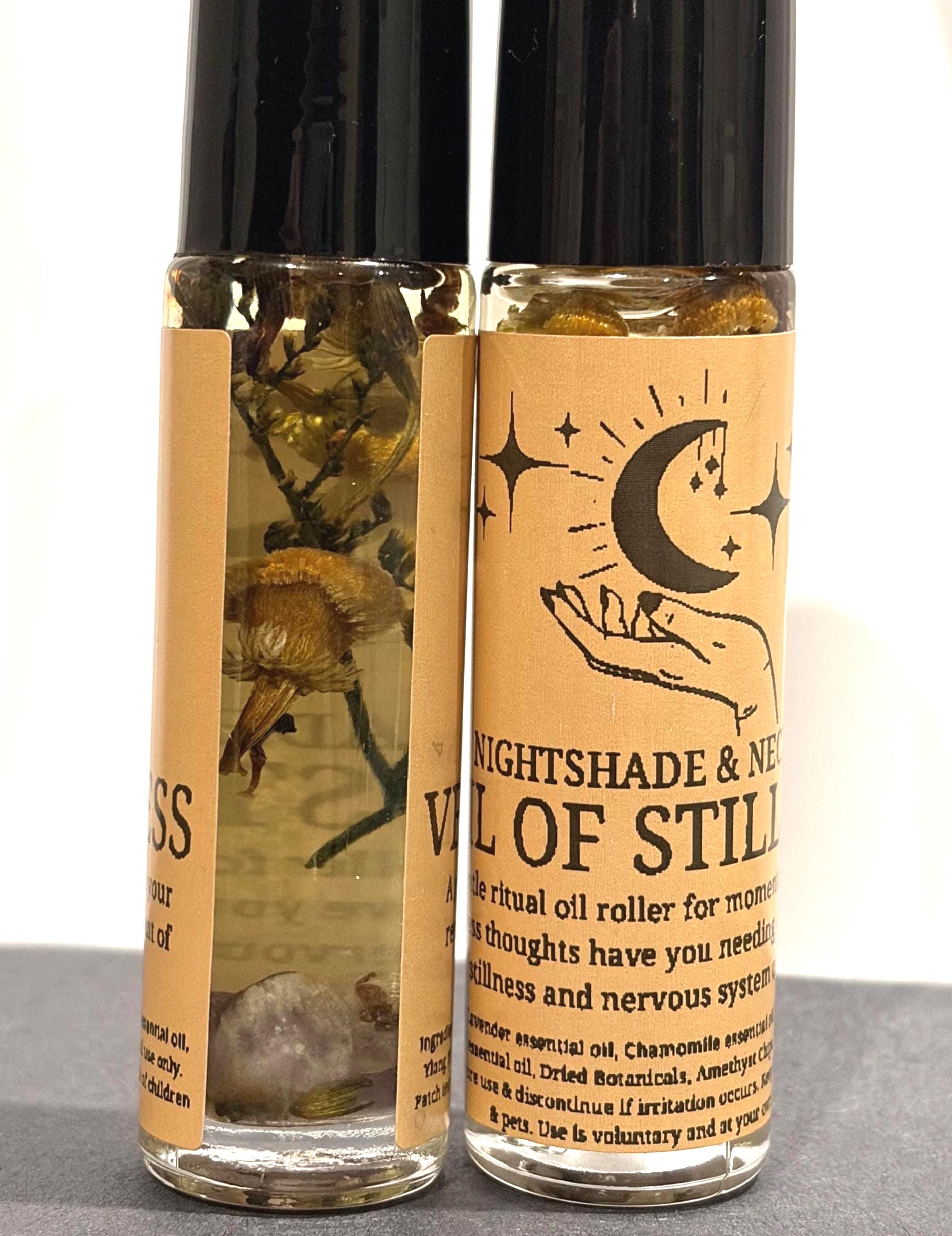 Veil of Stillness | Calming Essential Oil Roller | Lavender, Chamomile, Bergamot, Ylang Ylang