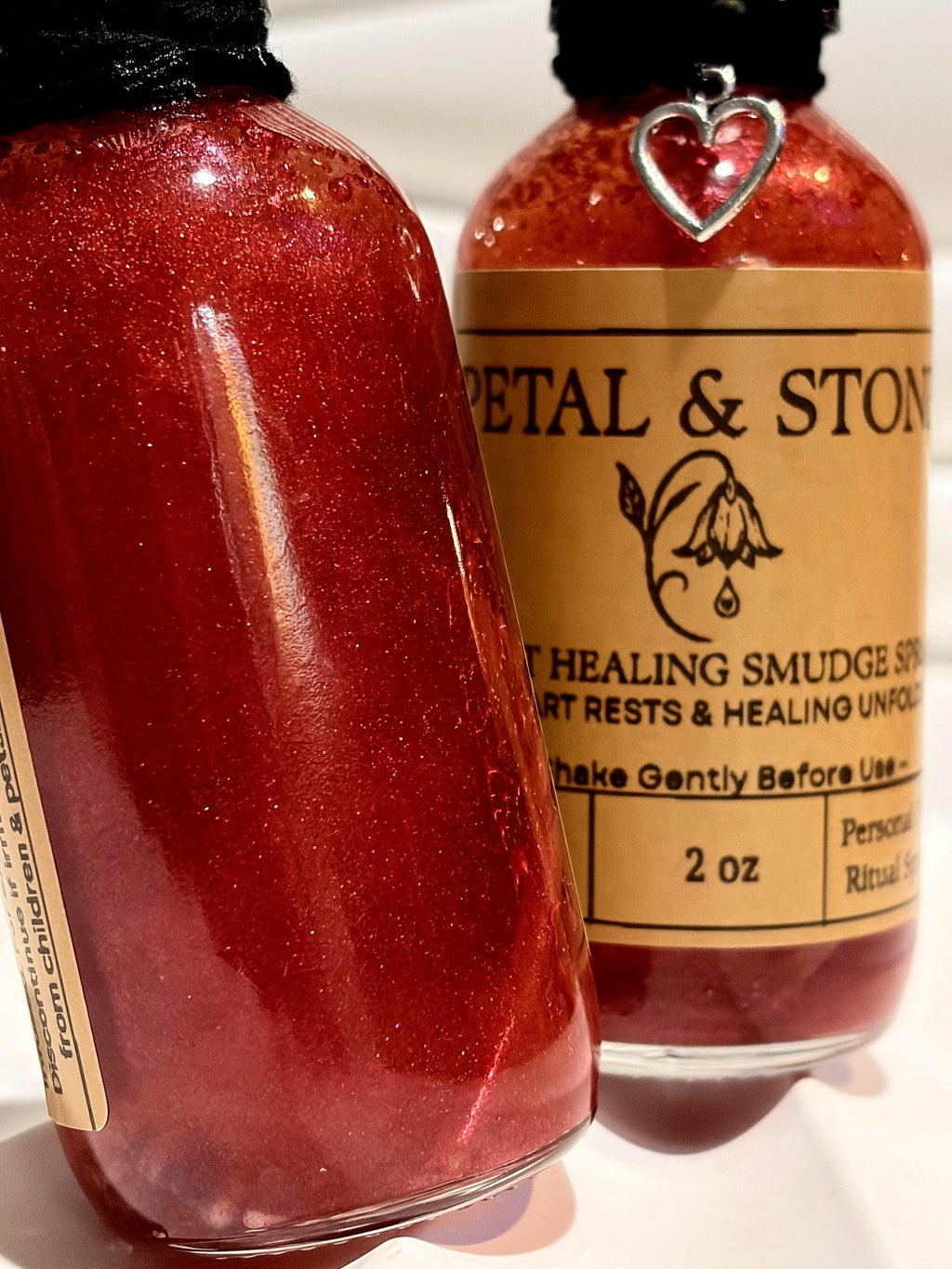 Petal and Stone | Heart Healing Smudge Spray | Rose, Chamomile, Neroli (2oz Ritual Spray)