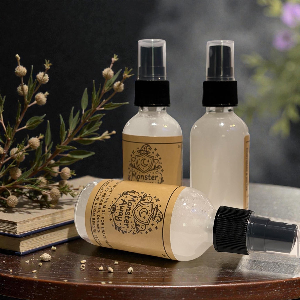 Monster Away Spray | 2oz Kids Aromatherapy Mist | Smudge Spray | Bedtime Ritual | Kids Aromatherapy