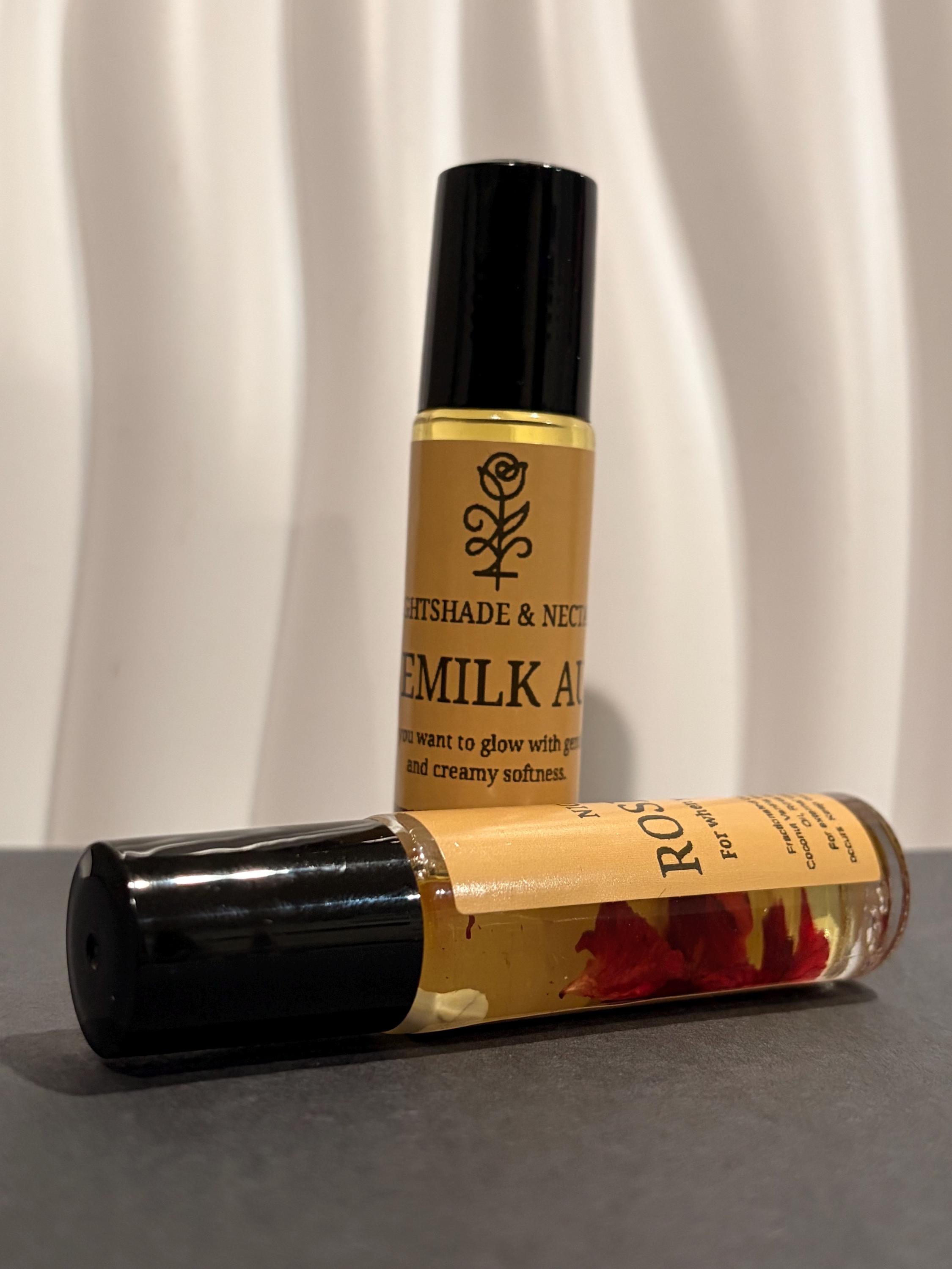 Rosemilk Aura Perfume Oil | Vanilla Rose Fragrance | 10ml Roller Oil | Self-love Ritual