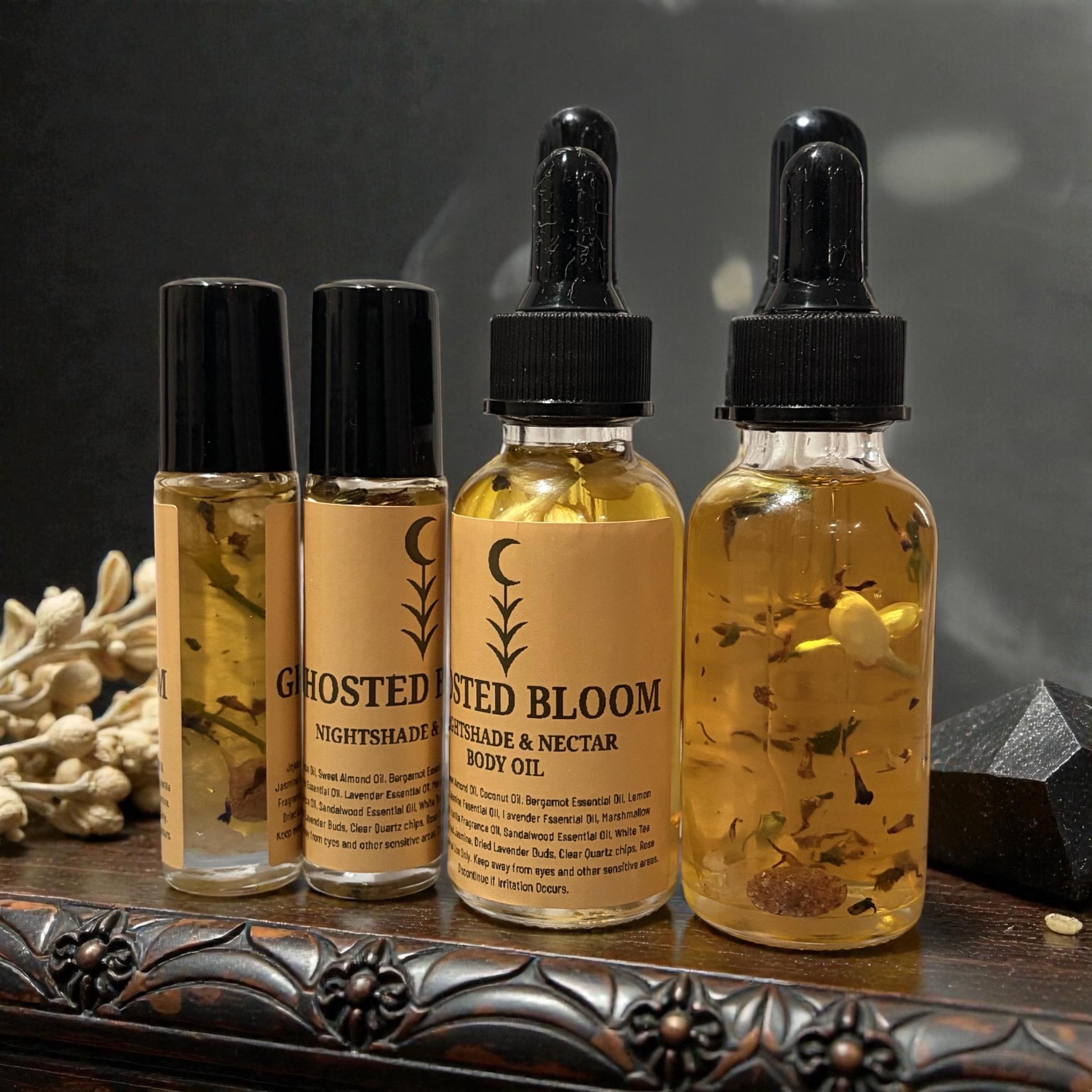 Ghosted Bloom | Crystal-Infused Floral Body Oil | Jasmine, Lavender & Sandalwood | Treat Yourself | Ritual Body Care