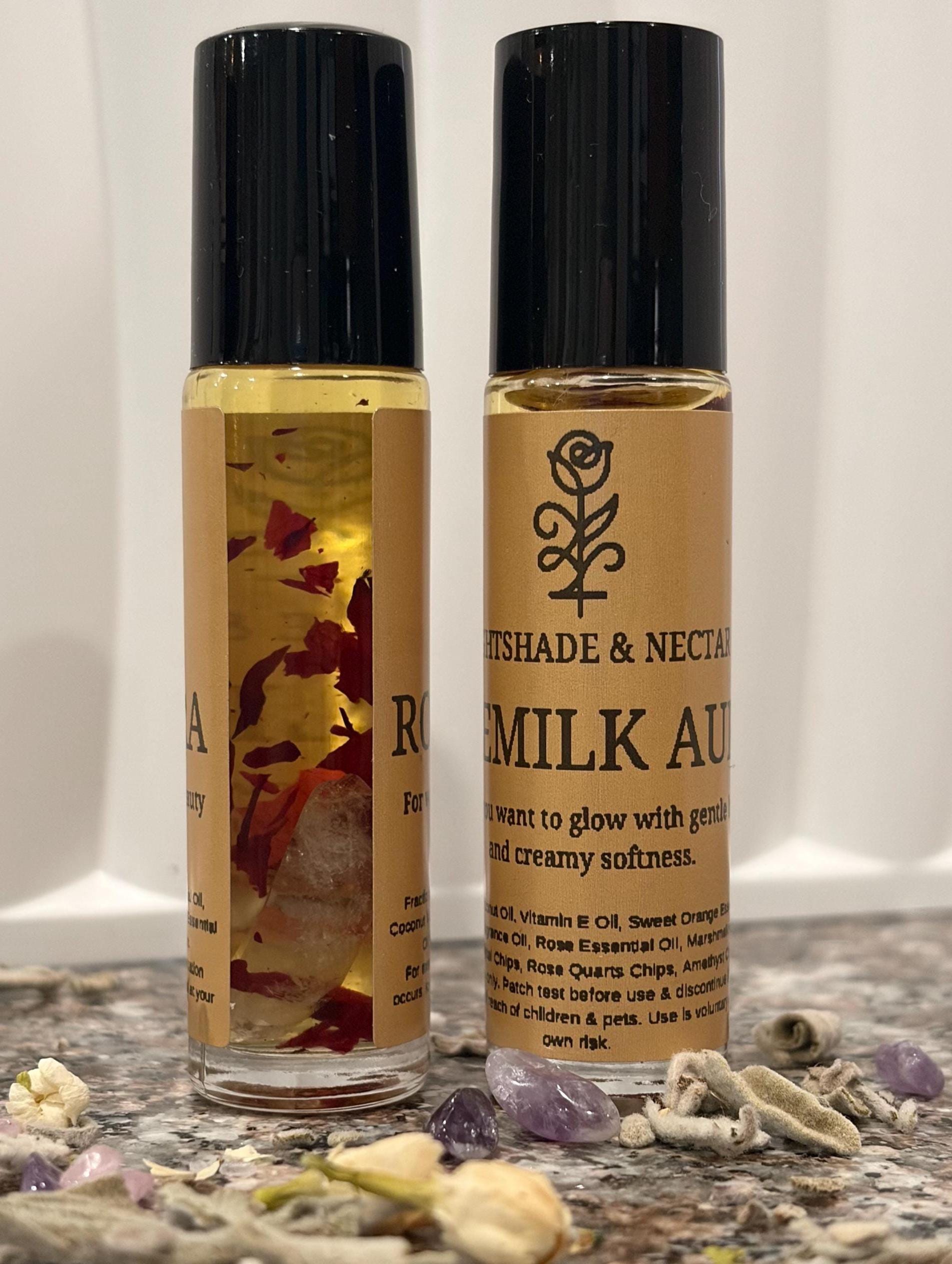 Rosemilk Aura Perfume Oil | Vanilla Rose Fragrance | 10ml Roller Oil | Self-love Ritual