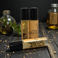 Gravebound | Gothic Witchy Cologne Oil | Incense, Myrrh & Patchouli Rollerball | Masculine Fragrance Oil | Black Orchid