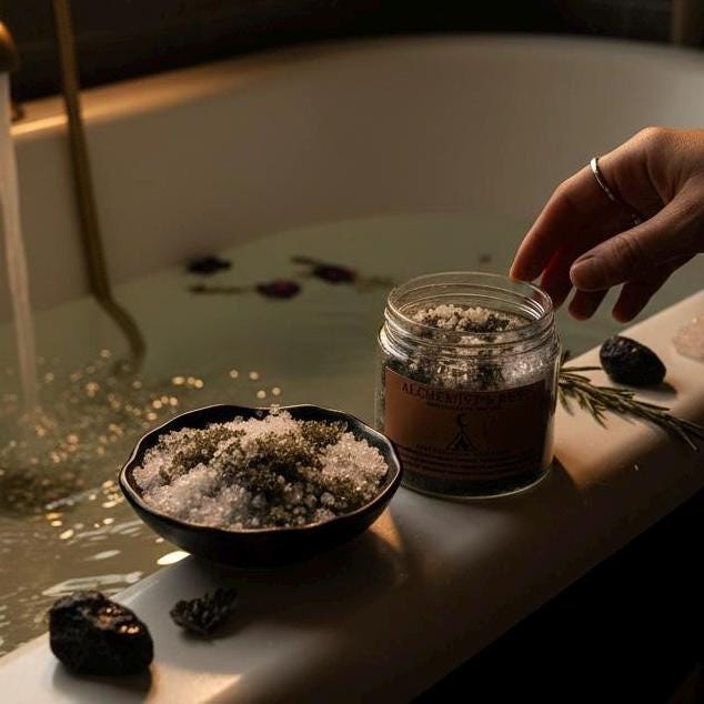Alchemist's Rest Bath Soak | Eucalyptus, Lavender & Peppermint | Gift For Her | Treat Yourself | Tension Relieving | Stress Eraser