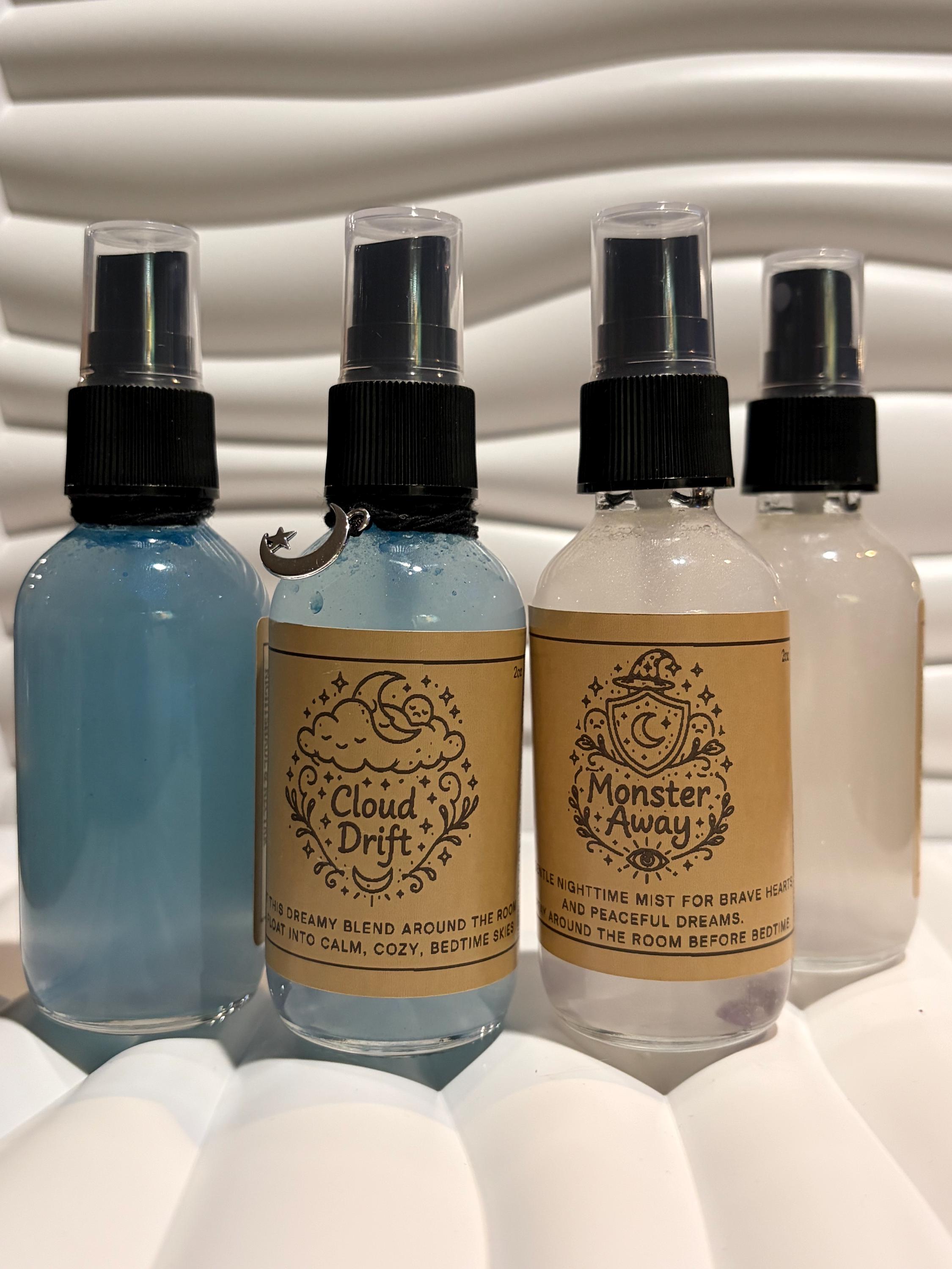 Kids Aromatherapy Spray Set | Monster Away & Cloud Drift, Bedtime Ritual