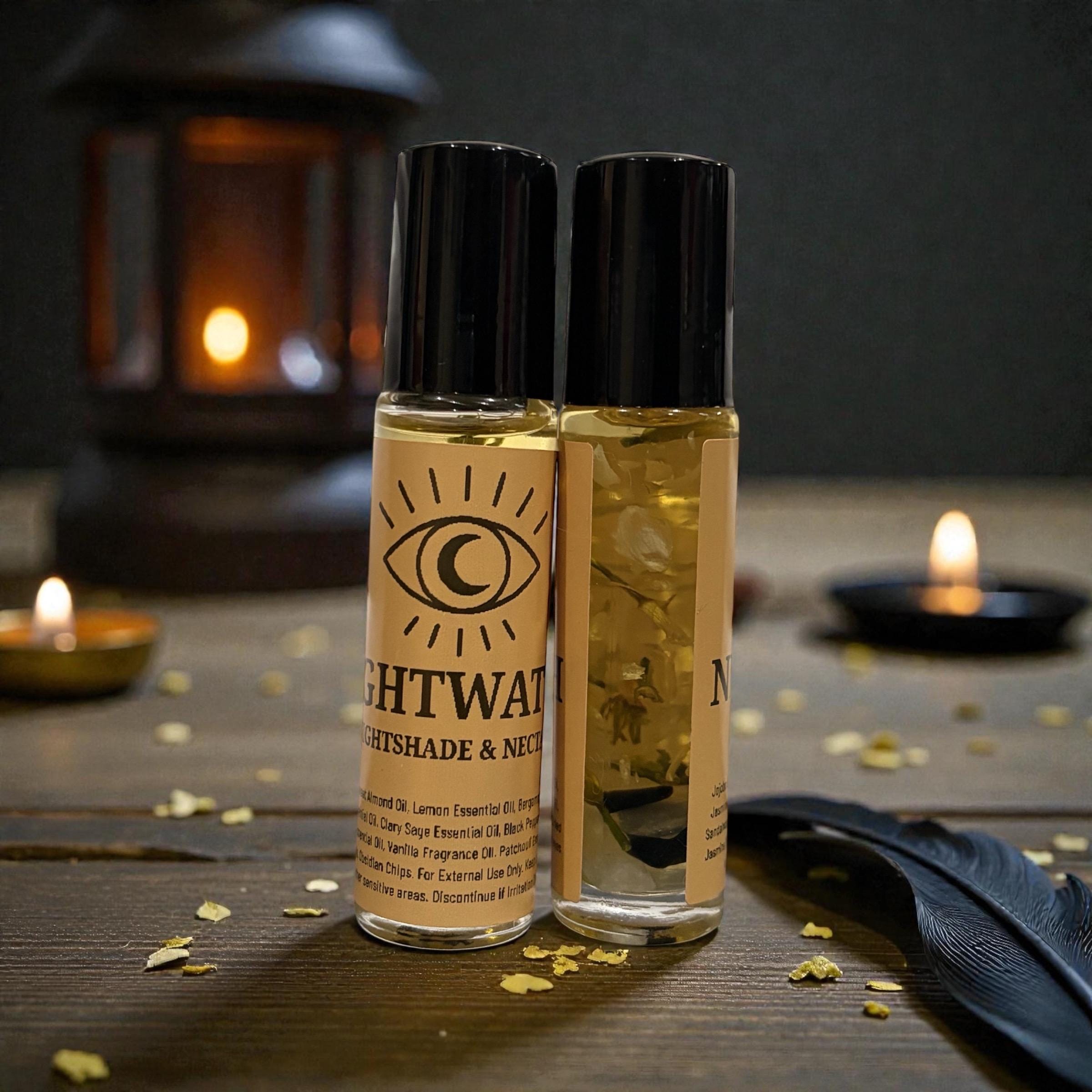 Nightwatch Dark Body Oil | Masculine Cologne Roller | Gift Set | Gift for Dad | Treat Yourself | Date Night| Fragrance for him | Ritual Oil